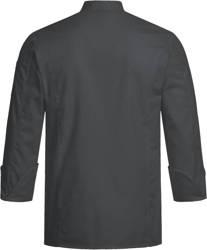 Greiff Gastro Moda Cuisine Herren Premium-Kochjacke Regular-Fit Anthrazit XXL, Anthrazit XXL