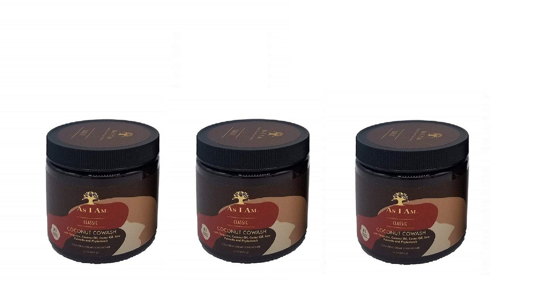As I Am Coconut Cowash Cleansing Conditioner 16oz (Pack of 3) by I Am