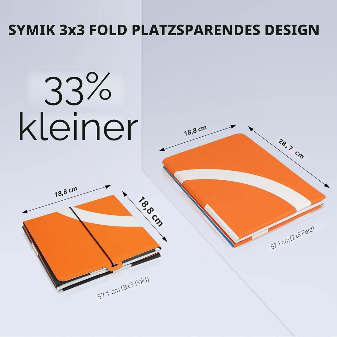 SYMIK LP570 Drohnen Landeplatz, 22,5"/57cm Gewichtet Doppelseitig Wasserdicht Faltbarer Hubschrauber