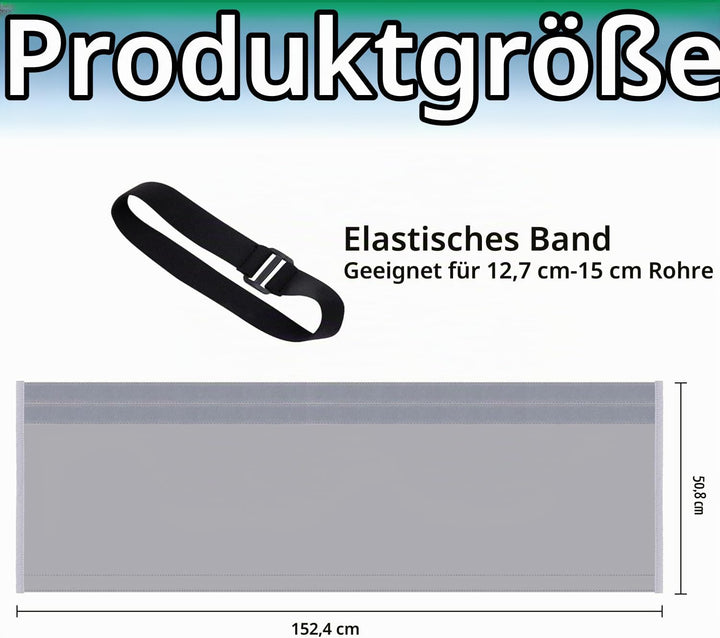 150X50CM Schlauchabdeckung für tragbare Klimaanlagen - AC-Schlauchabdeckung- waschbare Klimaanlagen-