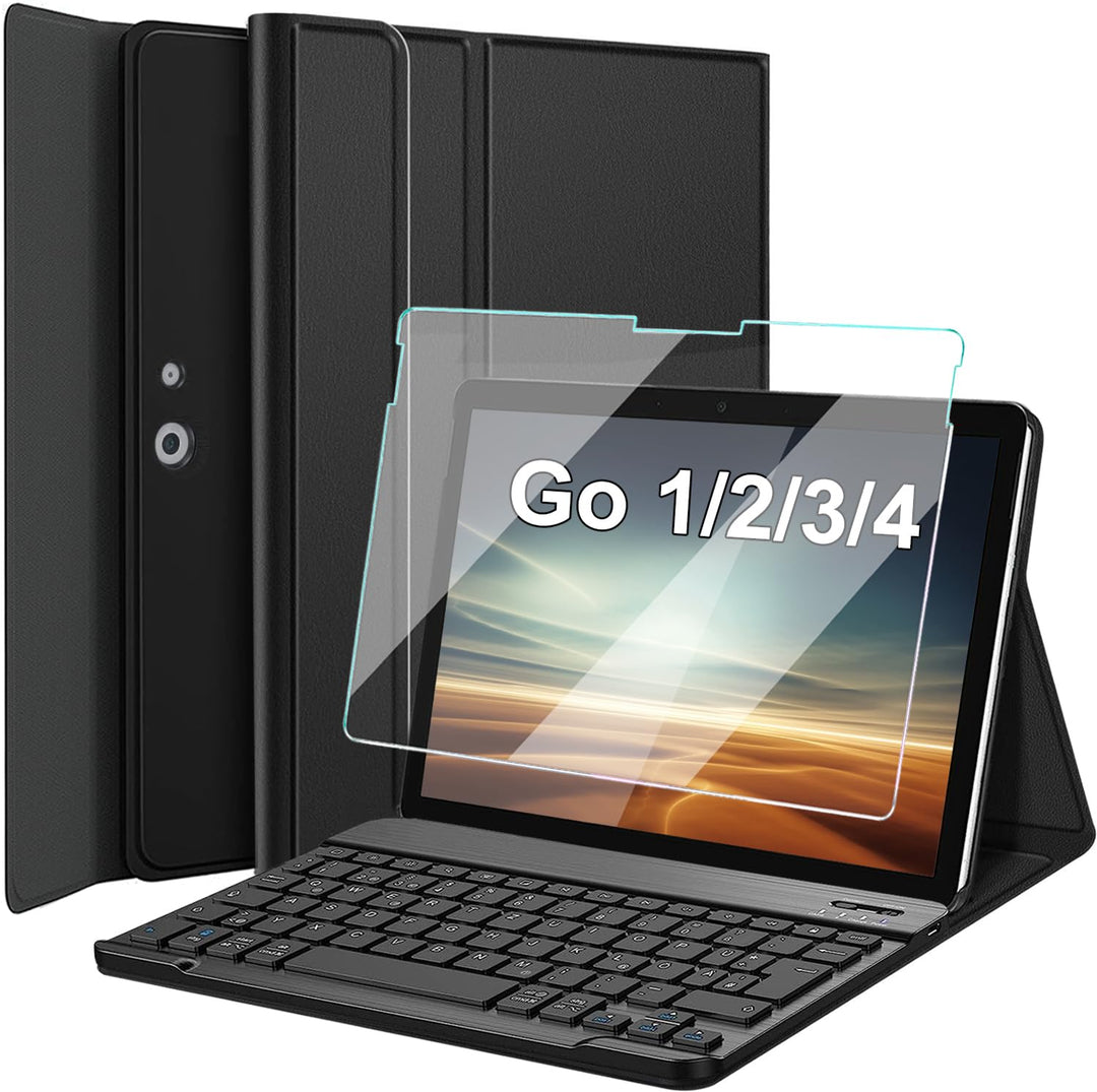 Wineecy Tastatur Hülle mit Schutzfolie für Surface Go 3 (2021)/ Surface Go 2 (2020) / Surface Go (20