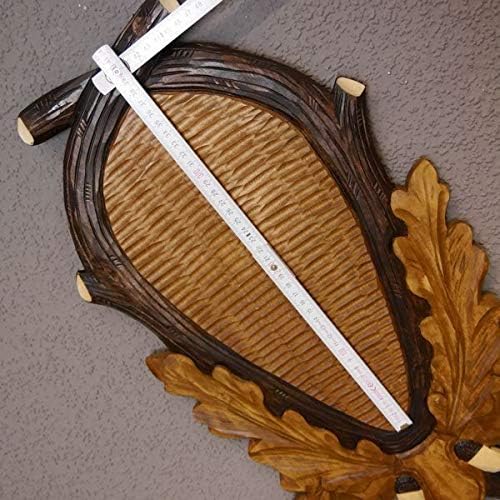 GTK - Geweihe & Trophäen KRUMHOLZ Trophäenschild geschnitzt für grosse Rothirsch Hirschgeweih Hirsch