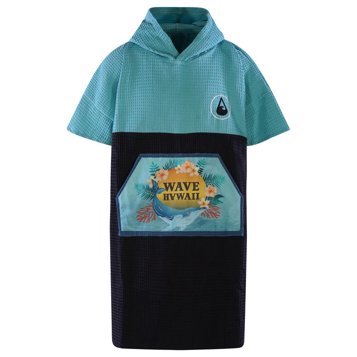 WAVE HAWAII Travel Poncho Pahoa Surfponcho Duschponcho Umkleidehilfe 100% Baumwolle für Damen Herren