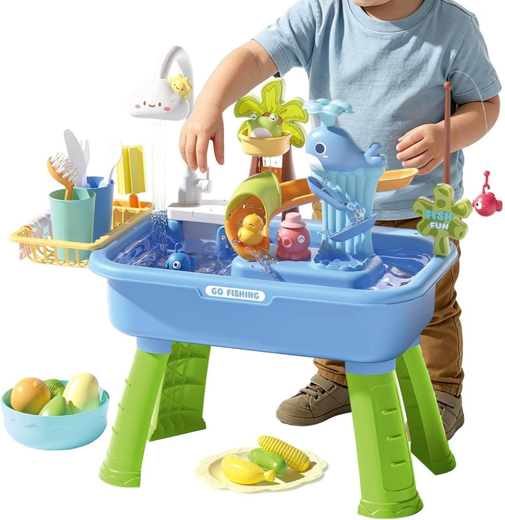 Outdoor Wassertisch Für Kinder | Pädagogisches Sensorik Spielset | Wasserspielzeug Für Mädchen Vorsc