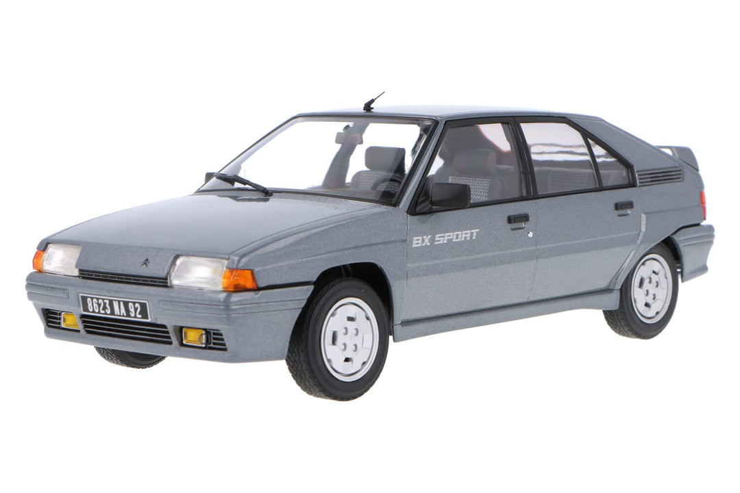 Norev NV181690 1:18 Citroën BX Sport 1985-Fox Grey Citroen Collectable Model, Multi
