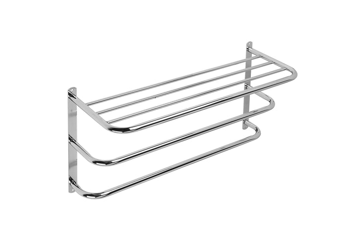 Croydex verchromter Baustahl Wand montiert Handtuch Rack und zusätzliche Rails