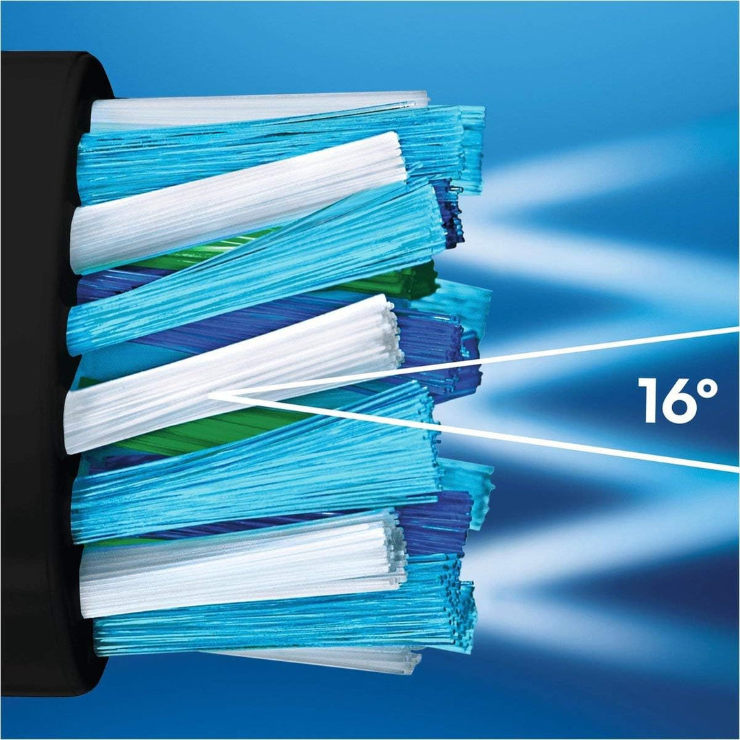 Oral-B CrossAction Bürsten, Schwarz, 4 Stück Schwarz 4 stück (1er Pack) Oral-B CrossAction Bürsten,