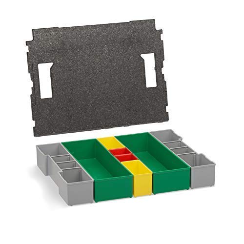 Sortimentskasten Kunststoff | L-BOXX 102 Insetboxen-Set | G3 Einsätze mit Deckenpolster| Sortierboxe