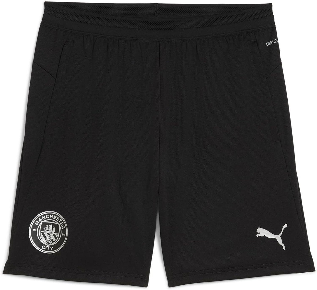 Puma Manchester City FC Herren Trainingshorts mit Tasche 25/26 XS Black X Silver, XS Black X Silver