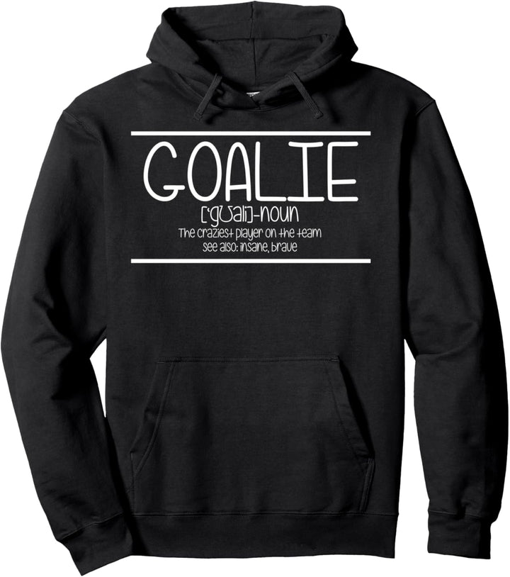 Definition Goalie Hockey Eishockey Geschenk Trainer Coach Pullover Hoodie