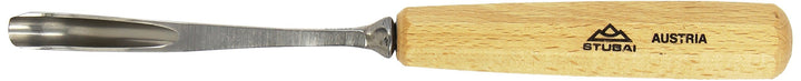 Stubai Stechbeitel Serie 55 - Form 32 : Gekröpftes Hohleisen 10mm - 553210, 10mm