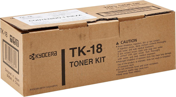 Kyocera 1T02FM0EU0 TK-18 Tonerkartusche 7.200 Seiten, schwarz