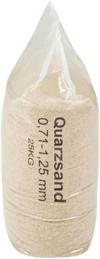 vidaXL Filtersand, Poolfilter Quarzsand für Poolreinigung, Geruchloser Sand für Filteranlagen, Filte