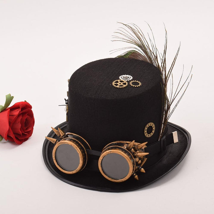 BLESSUME Steampunk Hut Unisex Fancy Dress (Farbe A, M) M Farbe A, M Farbe A