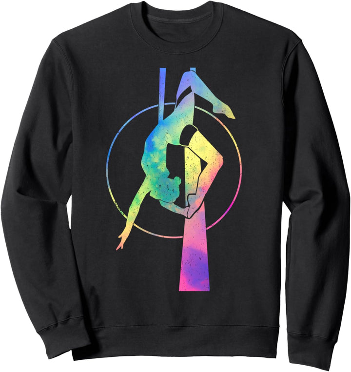 Aerial Silk Dancer Aerialist Silks Dance Akrobat Stretch Sweatshirt