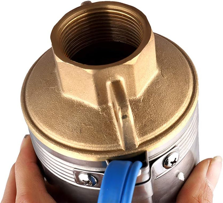 SHYLIYU Edelstahl Tiefbrunnenpumpe Tauchpumpe 3 Zoll, 370W, 3300 L/H Gartenpumpe oder Heimgebrauch W
