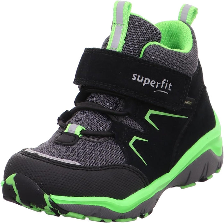 Superfit SPORT5 Sneaker Gore-Tex 0-309243 Jungen 21 EU Schwarz Grün 0000, 21 EU Schwarz Grün 00