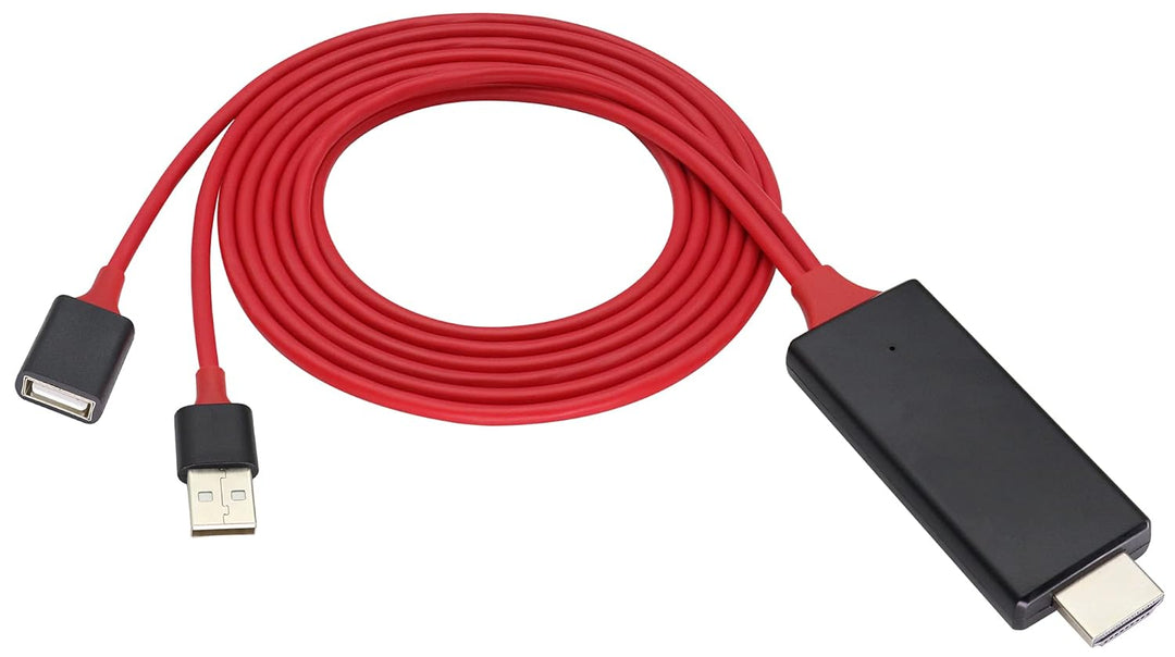 1080P/60Hz 2,4G HD HDMI-Männlich auf 2 USB-Weiblich/Männlich Kabel,Telefon und Tablet-Computer HDMI-