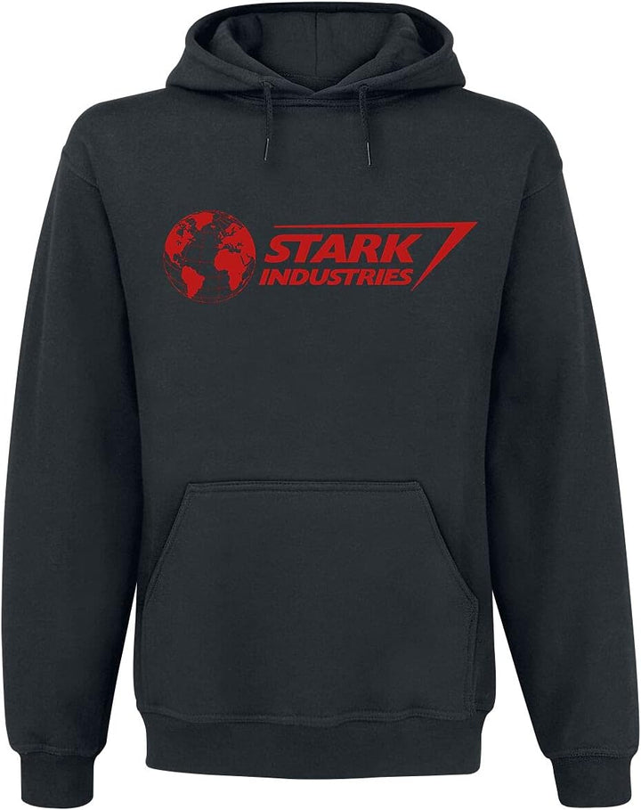 Iron Man Stark Industries Männer Kapuzenpullover schwarz L