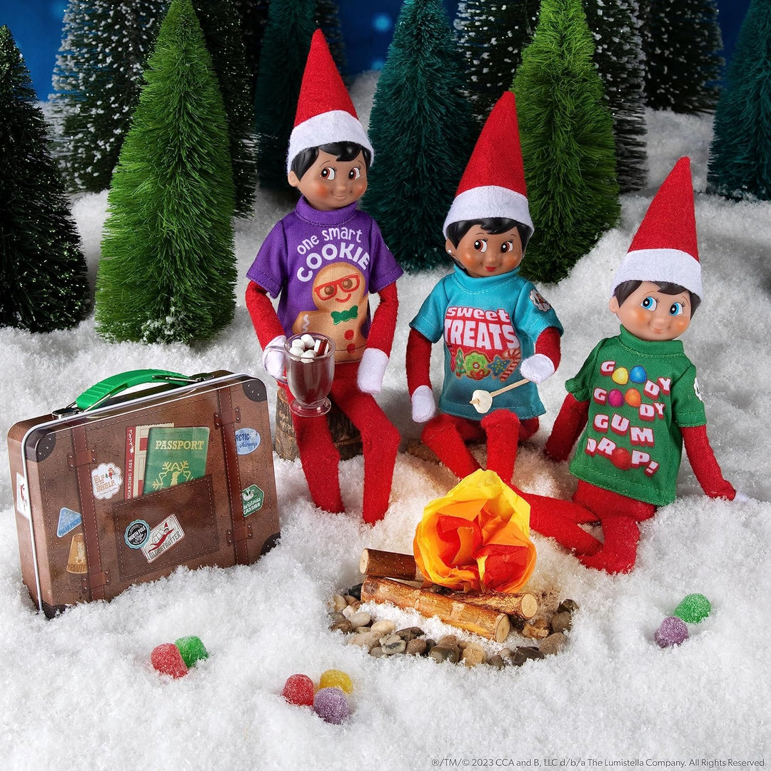 The Elf on the Shelf Claus Couture® Candy T-Shirts 3er Set | Jellybean, Plätzchen & Lebkuchen Design