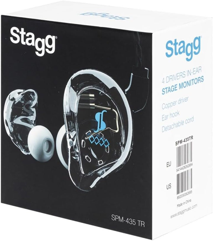 Stagg SPM-435 TR - 4-Treiber In-Ear Ohrhörer