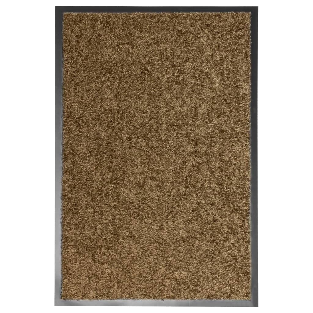vidaXL Fussmatte Waschbar Schmutzfangmatte Türmatte Fussabtreter Schmutzmatte Schmutzfangläufer Saub