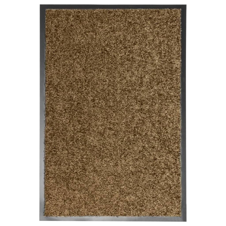 vidaXL Fussmatte Waschbar Schmutzfangmatte Türmatte Fussabtreter Schmutzmatte Schmutzfangläufer Saub