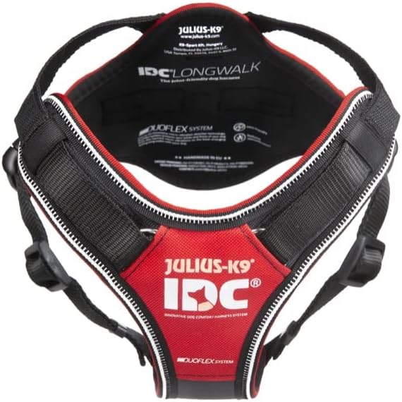 IDC Longwalk Geschirr, Rosa-Grau, Grösse: M Rosa-Grau M, Rosa-Grau M