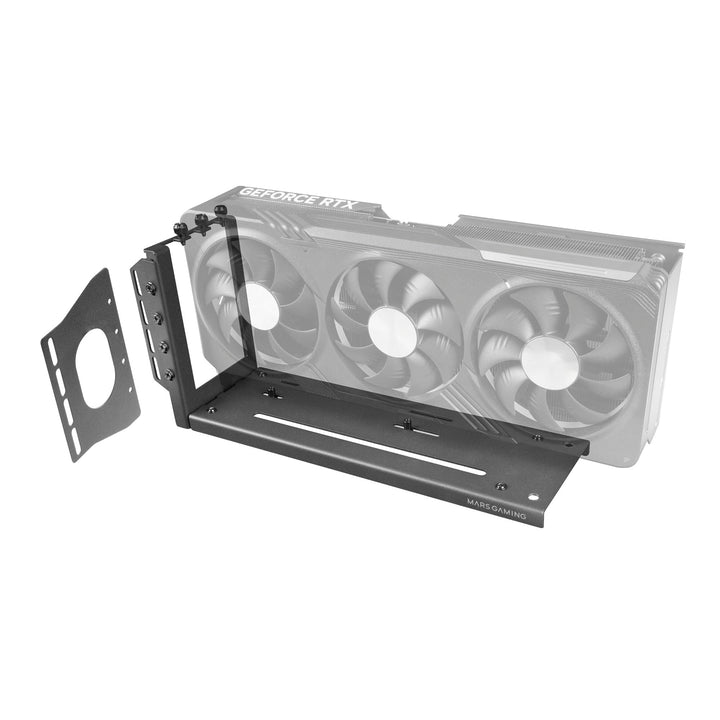 Mars Gaming MCA-GCV, Universeller Vertikaler GPU Halter, rutschfeste Magnetische Basis, Kompatibel m
