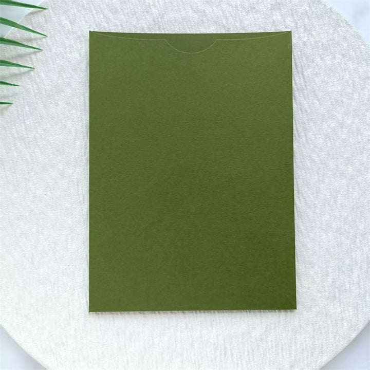 Celemony-Einladungshalter, A7-Einladungsumschläge in Grün, 5x7-Umschläge für Hochzeiten, Geburtstage