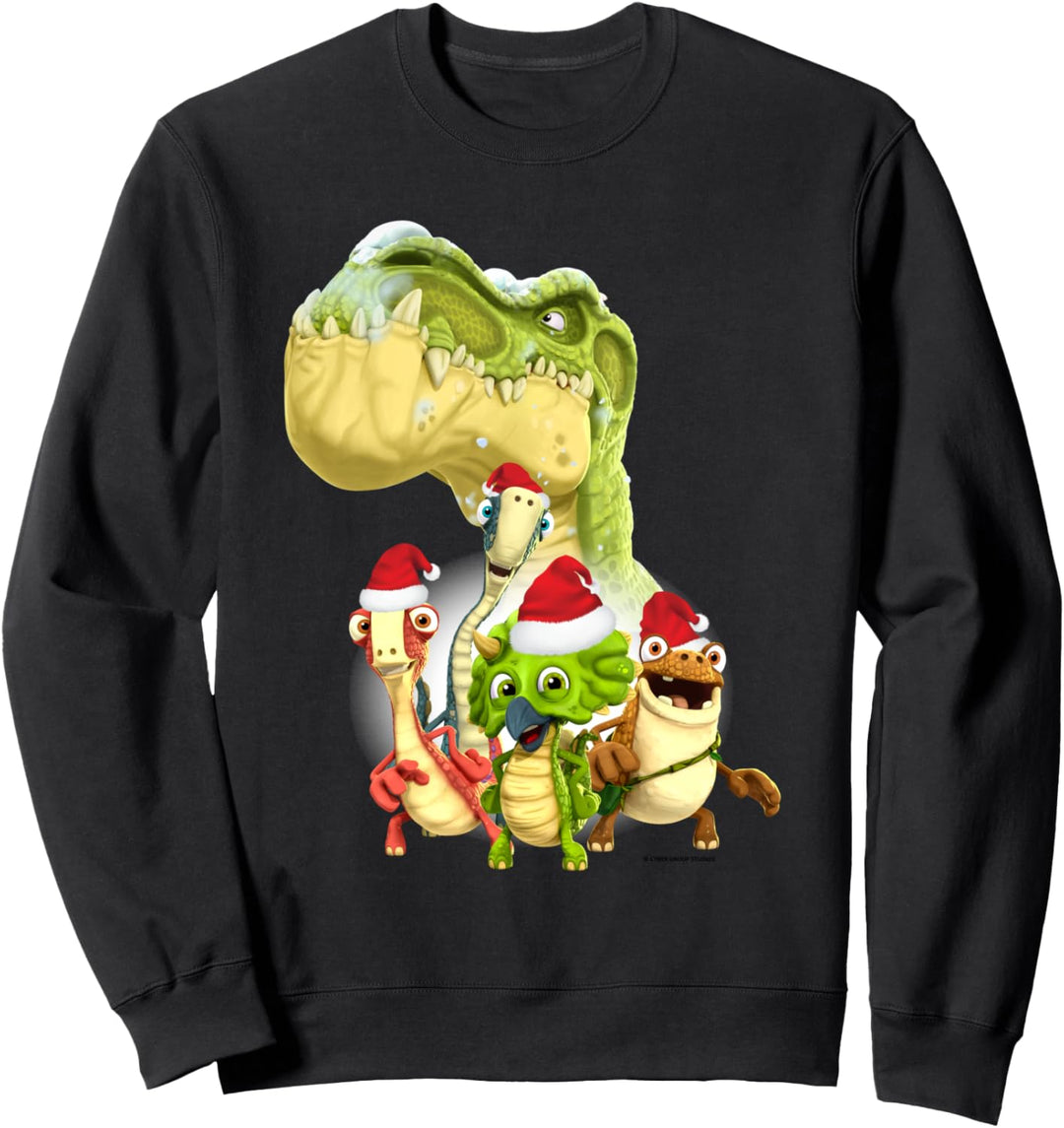 Gigantosaurus 4 Kid Dinos with Giganto Christmas Edition Sweatshirt