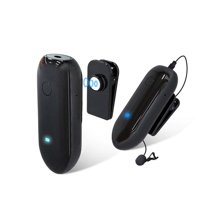 Mini Wireless Lavalier Mikrofon System,LENSGO LWM-318C 20-Kanal UHF Professional Omnidirektionales K
