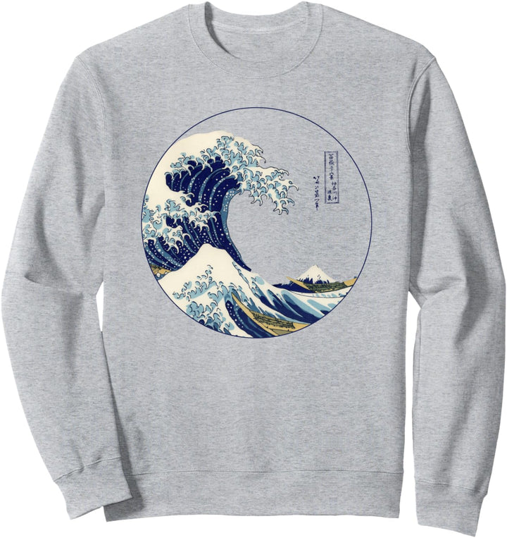 Die grosse Welle vor Kanagawa von Hokusai Sweatshirt