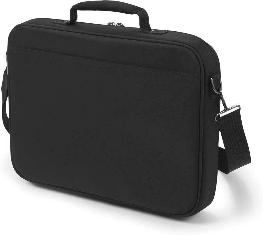 Dicota Eco Multi Plus Base 15-17.3 – Notebooktasche mit Schutzpolsterung und Dokumentenfach, schwarz