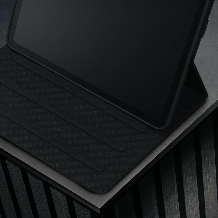 TORRO Hülle Kompatibel mit iPad Air 5 / Air 4 - Echtleder iPad Air 2022/2020 Hülle mit Standfunktion