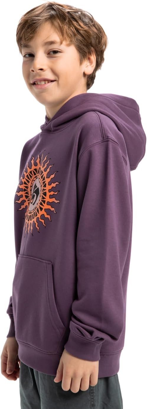 Quiksilver Jungen Graphic Hoodie Youth Pullover (1er Pack) 12 Jahre Vintage Violet, 12 Jahre Vintage