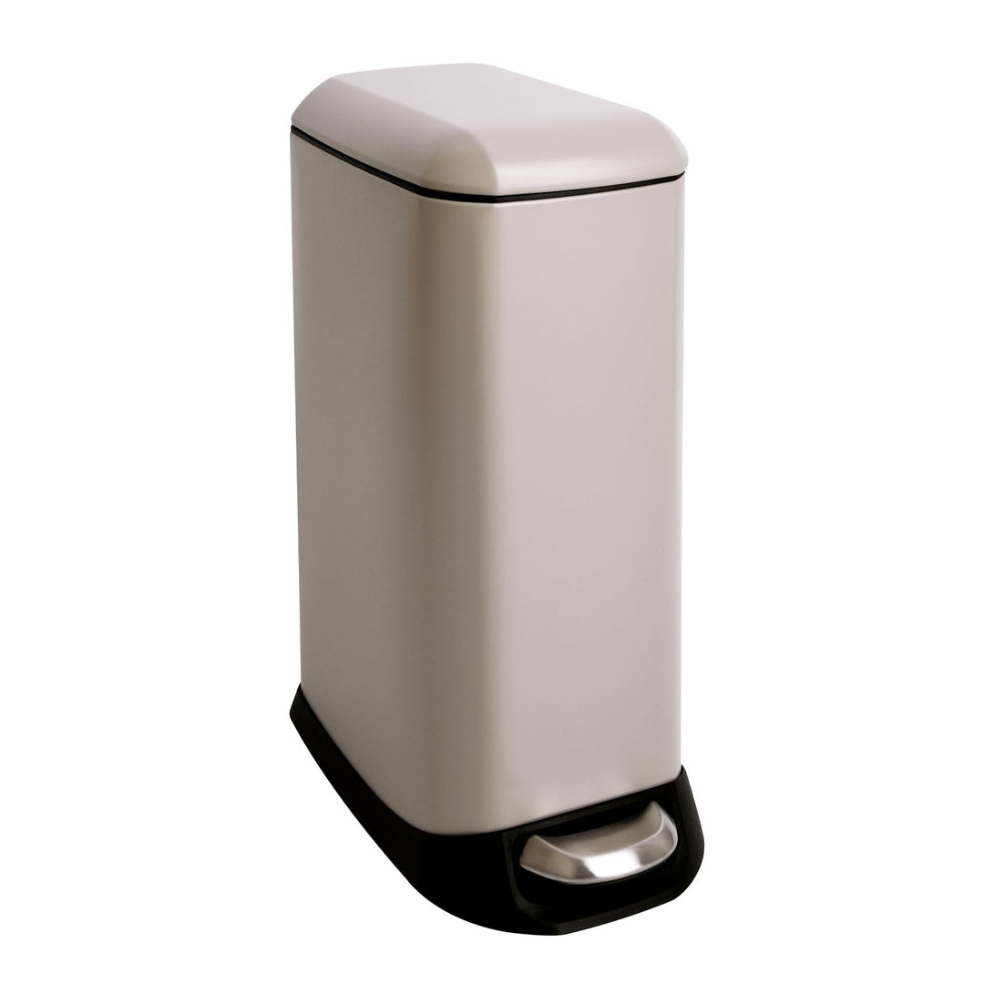 SVITA TS12 Edelstahl Mülleimer Treteimer Abfalleimer 12l inkl. Inneneimer Kunststoff Pedal Softclose