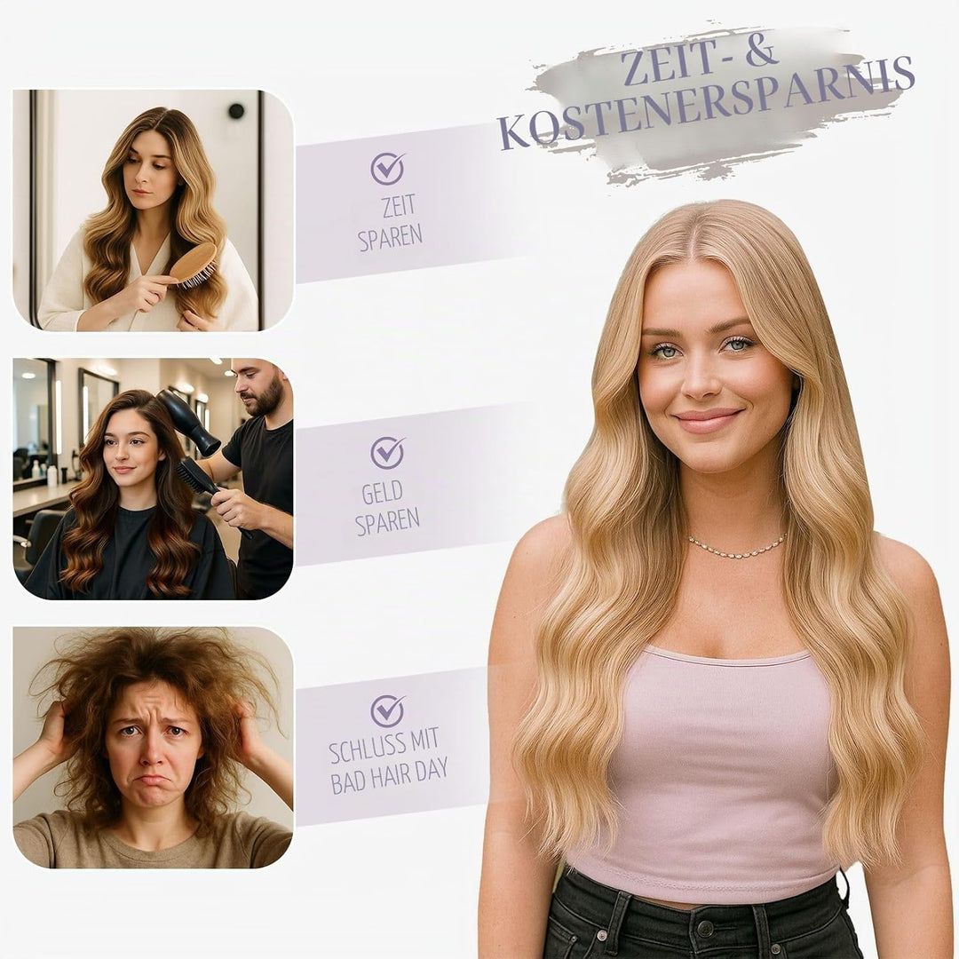 Fshine Clip in Ehthaar Extensions Dunkelbraun 30cm 3pcs Remy Ehthaar Clip in Extensions Jet Black Cl