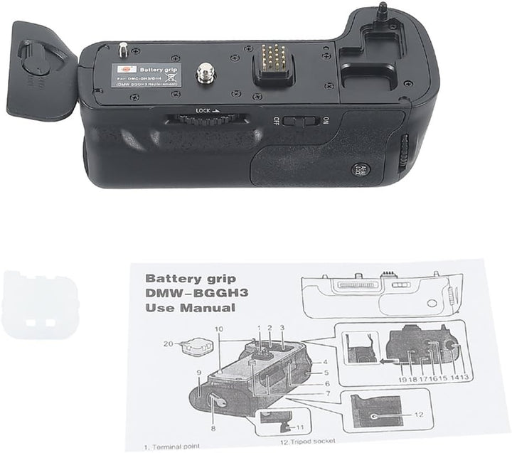 DSTE® Batterie Griff für Panasonic Lumix GH3 DSLR Digital Kamera als DMW-BGGH3 mit (2 packung) DMW-B
