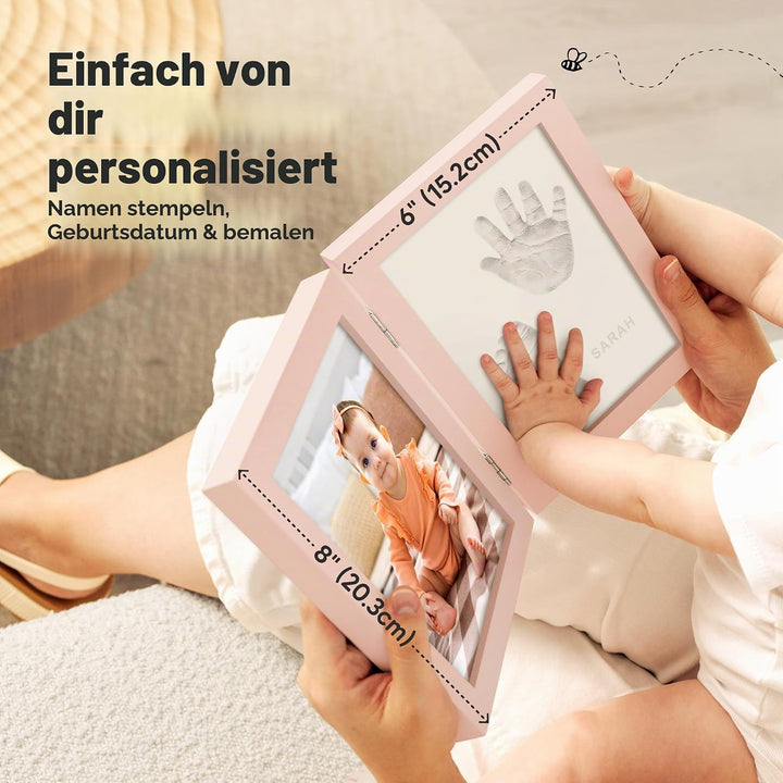 KeaBabies Baby Handabdruck und Fussabdruck Set - Geschenke für Mädchen, Jungen - Personalisierte Fus