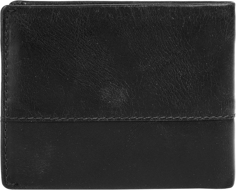 Chiemsee Geldbörse Echt Leder schwarz Herren - 021133, Schwarz