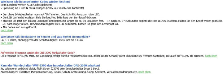 WeBaSo Funk-Abluftsteuerung Installation 2090, Stecker auf 2300 W, mit Fensterkontaktschalter, Steck