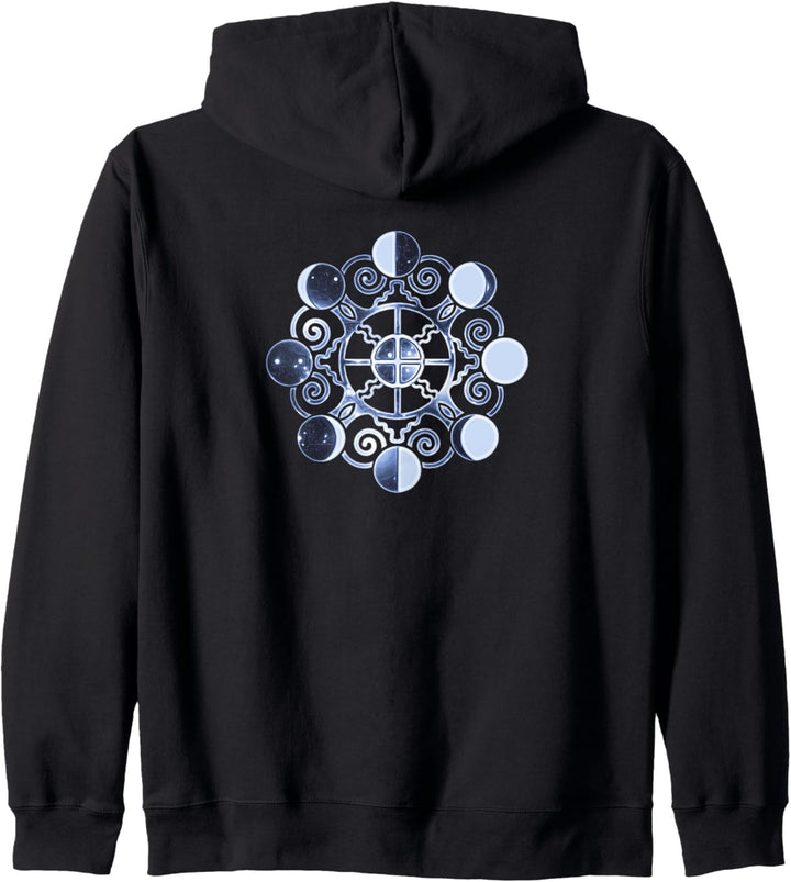Mondphasen, Erde, Symbol, Magie, Wicca, Heidentum, Keltisch, Kapuzenjacke