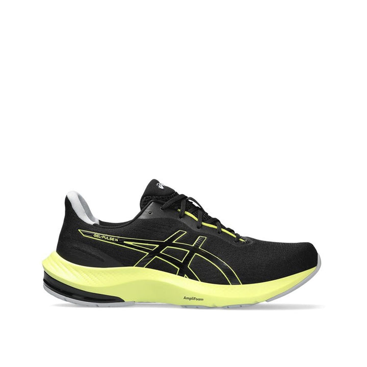 ASICS Herren Gel-Pulse 14 Running Shoes 46.5 EU Black Glow Yellow, 46.5 EU Black Glow Yellow