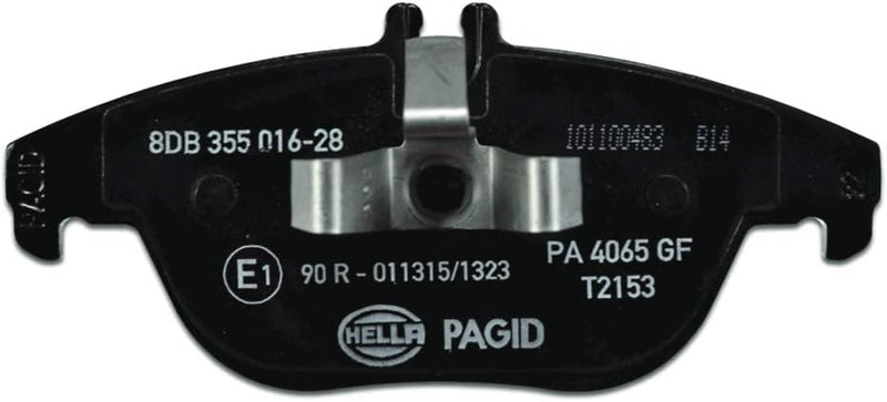 HELLA PAGID 8DB 355 016-281 Bremsbelagsatz - T2153 - Dicke/Stärke: 17.9mm - Bremssystem: Teves - für