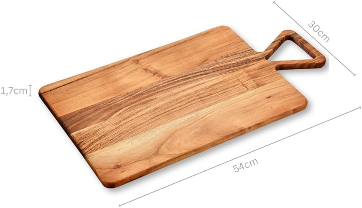 KESPER | Schneidbrett, Material: Akazienholz, Masse: 54 x 30 x 1,5cm, Farbe: Braun | 29131 54L x 30B