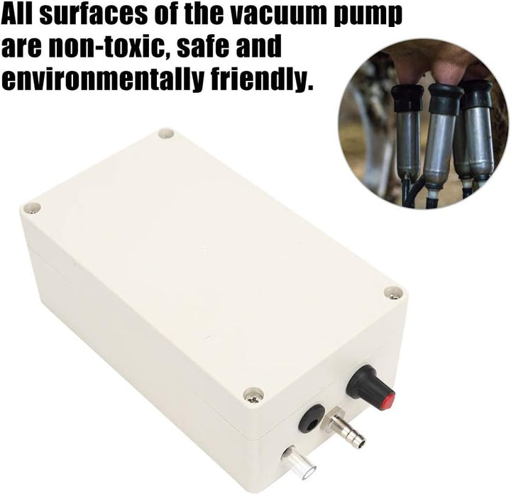 Ejoyous Elektrische Melkmaschine, 12V Vakuumpumpe für Esel, Schafe, Kühe und e, Tragbare Melkausrüst