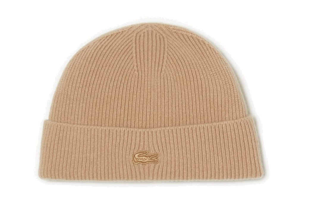 Lacoste Beanie One Size Wool Cashmere Beige