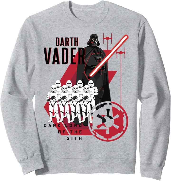 Star Wars Darth Vader The Dark Lord Of The Sith Text Poster Sweatshirt
