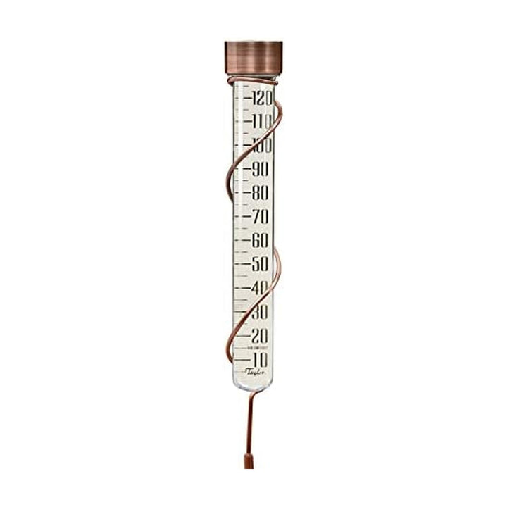 Taylor Precision Products Heritage Regenmesser, Glas, 68,6 cm hoch, 12,7 cm Kapazität, Aluminium, Ku